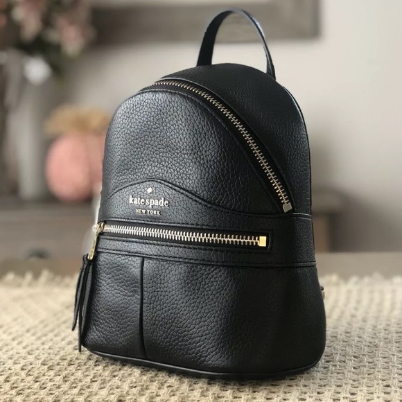 Carina Convertible Leather Tote & Backpack - 2-in-1 Bag With Zipper Closure, Nylon Lining